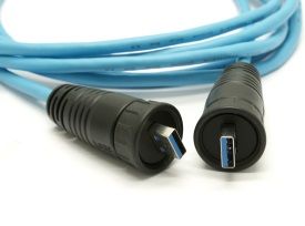 Waterproofable USB 3.0 A Male Cable End