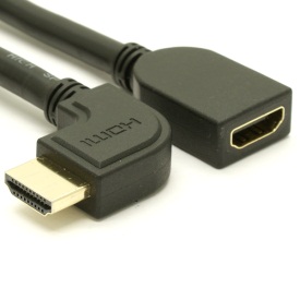 HDMI 1.4 Right Angle A to Female A