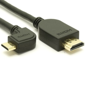 HDMI 1.4 Left Angle Mini to Straight A
