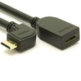 HDMI 1.4 Left Angle Mini to Female Mini