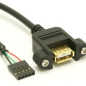 USB 2.0 to Molex Type connector