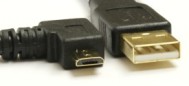 Micro B Left Angle Cables