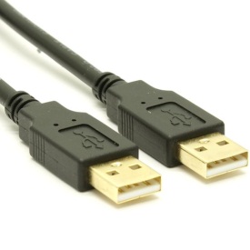 USB A Male on both sides