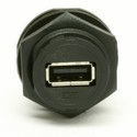 USB Waterproof Coupler - A female / Solder Type
