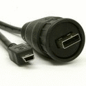 USB Waterproof Cable - WPA to Mini-B