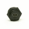 USB Waterproof Coupler - Mini-B female