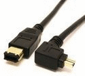 FireWire Device Cable (Left Angle)