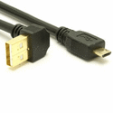 USB Micro B Cable - Up Angle A