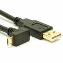 USB Micro B Cable - Down Angle