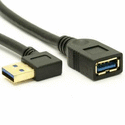 USB 3.0 Extension Cable - Left Angle