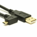 Ultra-Thin USB 2.0 Cable (A to Left Angle Micro-B)