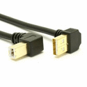 USB 2.0 Double Angled Device Cable