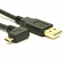 Ultra-Thin USB 2.0 Cable (A to Right Angle Micro-B)
