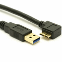 USB 3.0 Cable - Left Angle Micro