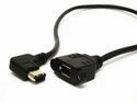 FireWire Extension Cable (Left Angle)