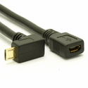 USB Down Angle Micro-B Extension 