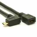 USB Right Angle Micro-B Extension 