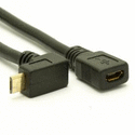 USB Up Angle Micro-B Extension 
