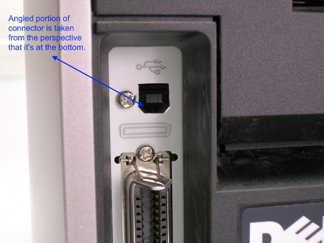 USB Port Description - For direction of USB Right  Angle