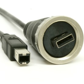 Zinc Alloy A Male to B Male Cable