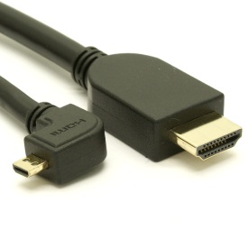 HDMI 1.4 Right Angle Micro to Straight A