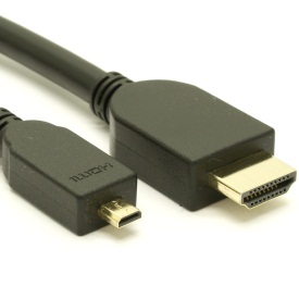 HDMI 1.4 Straight Micro to Straight A