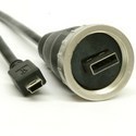 USB Ruggedized / Waterproof A Male to Mini-B